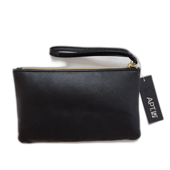 APT. 9 Black Piper Wristlet Wallet NWT - Picture 2 of 4